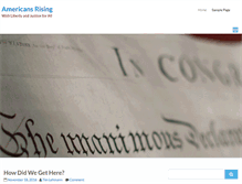 Tablet Screenshot of americansrising.com